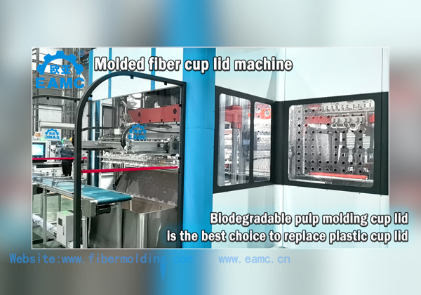 Molded fiber cup lid machine,sustainable packaging solutions